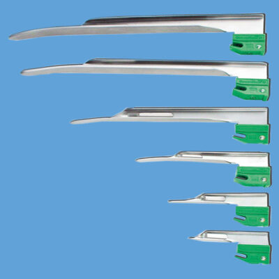 SunMed Greenline/D – Metal, Sterile, Disposable Fiber Optic Blades