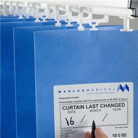 Marlux Medical® Marlux Fast-Fit Curtain – Summer Blue